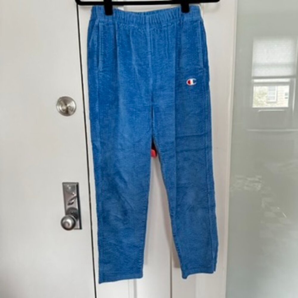 Champion x UO sky blue corduroy sweatsuit - Picture 6 of 11